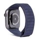 Decoded Traction correa piel Apple Watch 42/44/45 mm azul marino