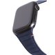 Decoded Traction correa piel Apple Watch 42/44/45 mm azul marino