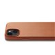 Mujjo Full Leather funda piel iPhone 14 marrón
