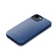 Mujjo Full Leather funda piel iPhone 14 azul mónaco