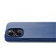 Mujjo Full Leather funda piel iPhone 14 Pro Max azul mónaco