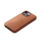 Mujjo Full Leather funda piel tarjetero iPhone 14 Pro Max marrón
