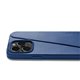 Mujjo Full Leather funda piel tarjetero iPhone 14 Pro Max azul mónaco