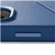Mujjo Full Leather funda piel tarjetero iPhone 14 Pro Max azul mónaco