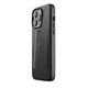 Mujjo Full Leather funda piel tarjetero iPhone 14 Pro Max negra