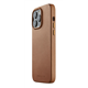 Mujjo Full Leather funda piel iPhone 14 Pro Max marrón