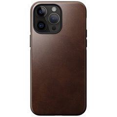 Nomad Modern Horween Leather Case iPhone 14 Pro Max MagSafe marrón