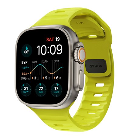 Nomad Sport Strap V2 correa deportiva Apple Watch 42/44/45/49 mm amarillo