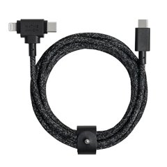 Native Union Belt Cable Duo USB-C a Lighting / USB-C cosmos