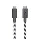 Native Union Belt Cable Pro 100W USB-C a USB-C zebra