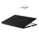 Funda Pipetto Origami No1 iPad 10,9" 2022 negro
