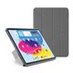 Funda Pipetto Origami No1 iPad 10,9" 10ª gen 2022 gris oscuro