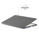 Funda Pipetto Origami No1 iPad 10,9" 10ª gen 2022 gris oscuro