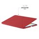 Funda Pipetto Origami No1 iPad 10,9" 10ª gen 2022 rojo