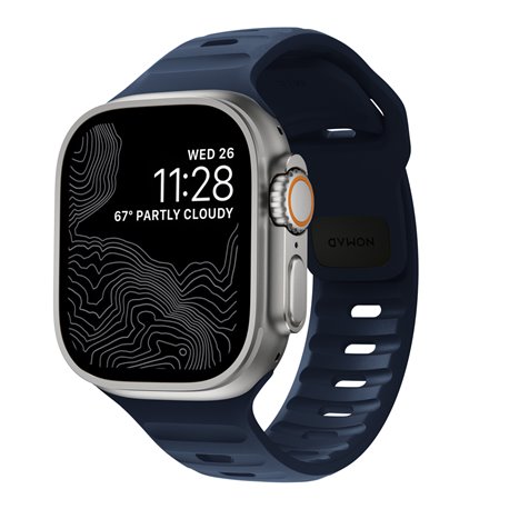 Nomad Sport Strap V2 correa deportiva Apple Watch 42/44/45/49 mm azul atlántico