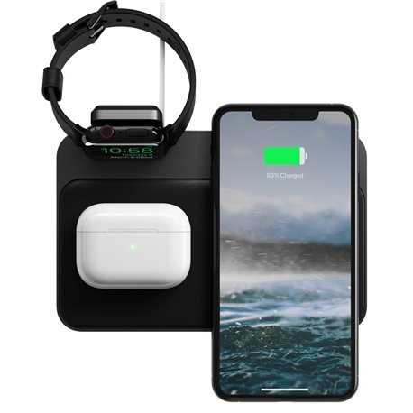 Nomad base carga magnética 3 en 1 con soporte Apple Watch V3