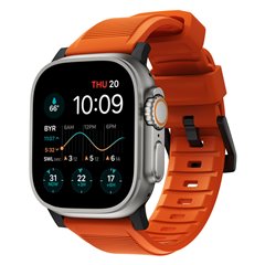 Nomad Rugged Band correa Apple Watch 42/44/45/49 mm naranja/negro