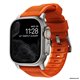 Nomad Rugged Band correa Apple Watch 42/44/45/49 mm naranja/gris