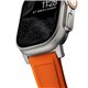 Nomad Rugged Band correa Apple Watch 42/44/45/49 mm naranja/gris