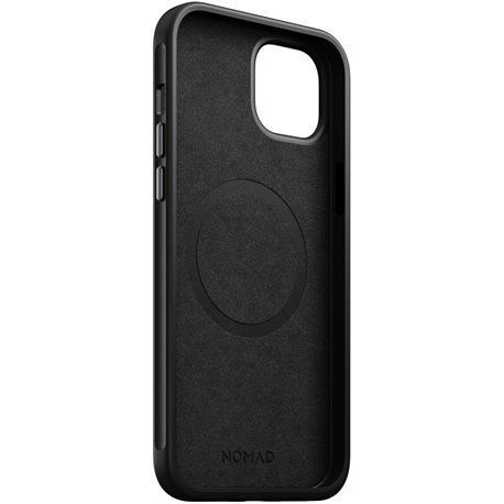 Nomad Modern Leather Case iPhone 15 Plus MagSafe negra