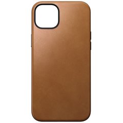 Nomad Modern Leather Case iPhone 15 Plus MagSafe english tan