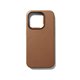 Mujjo Full Leather funda piel iPhone 15 Pro marrón