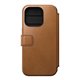 Nomad Modern Leather Folio iPhone 15 Pro english tan