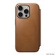 Nomad Modern Leather Folio iPhone 15 Pro english tan