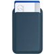 Satechi cartera piel con soporte magnético iPhone azul