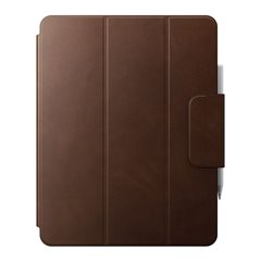 Nomad Leather Folio Plus funda piel iPad Pro 12,9" marrón