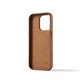 Mujjo Full Leather Wallet funda piel iPhone 15 Pro marrón