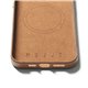 Mujjo Full Leather Wallet funda piel iPhone 15 Pro marrón