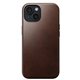 Nomad Modern Horween Leather Case iPhone 15 marrón