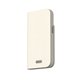 Moshi Overture funda piel con billetera iPhone 15 blanca