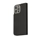 Moshi Overture funda piel con billetera iPhone 15 Pro Max negra