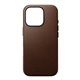 Nomad Traditional Leather Case iPhone 16 Pro marrón