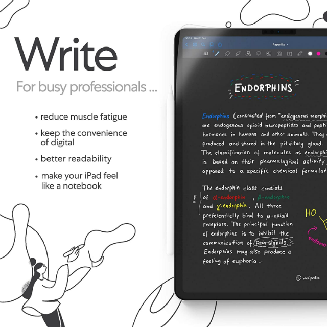 Paperlike protector pantalla efecto papel iPad 10,2"