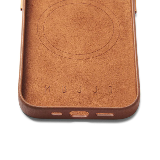 Funda piel Mujjo iPhone 14 Series Full Grain Leather