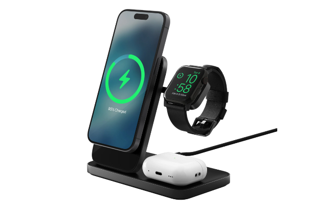 Nomad base de carga inalámbrica MagSafe 15W 3 en 1 Stand One Max Apple Watch