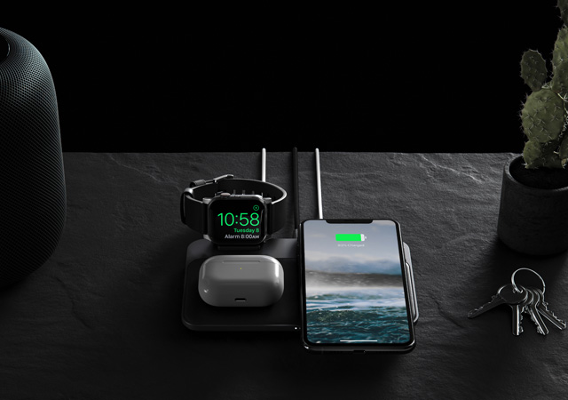 Nomad Hub Apple Watch Edition con alineación magnética
