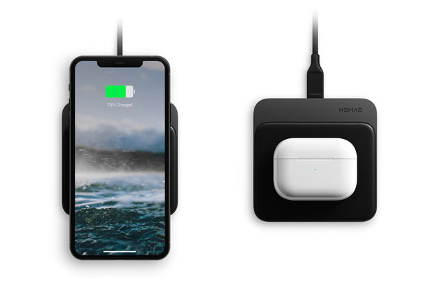 Base de carga inalámbrica Nomad Base Station Mini cuero