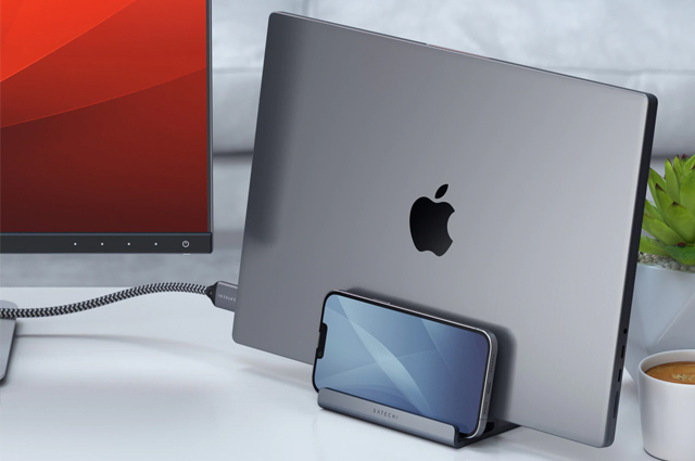 Satechi soporte aluminio doble iPad Macbook