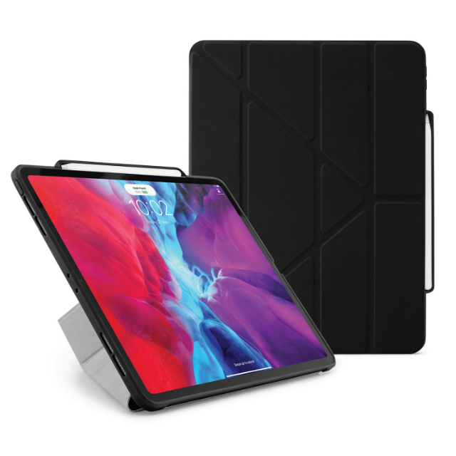 Vista frontal de la funda Origami de Pipetto para iPad Pro 12,9" de 2020